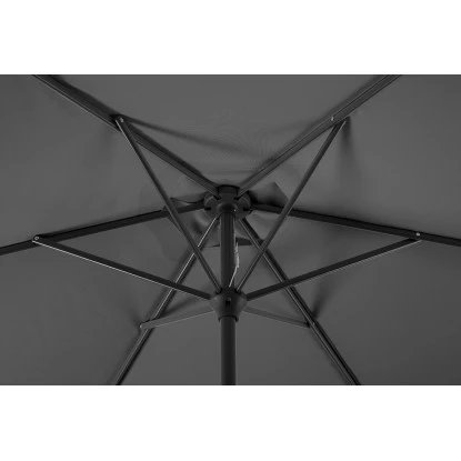 Schneider Sonnenschirm Napoli Anthrazit Ø 270 Cm 6 Schneider Sonnenschirm Napoli Anthrazit Ø 270 Cm – Bild 4