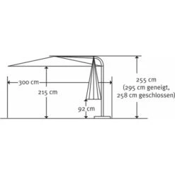 Schneider Ampelschirm Genua Natur Ø 300 Cm -Doppler Verkäufe 2024 475808 2630 9
