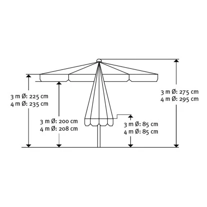 Schneider Schirme Marktschirm Jumbo Ø 300 Cm Bordeaux Mit Seilzugmechanik 8 Schneider Schirme Marktschirm Jumbo Ø 300 Cm Bordeaux Mit Seilzugmechanik – Bild 6