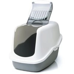 Heim Katzentoilette Nestor 56 Cm X 39 Cm X 38,5 Cm Weiß/Grau -Doppler Verkäufe 2024 4766390 2803 3