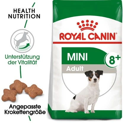 Royal Canin Mini Adult 8+ Trockenfutter Ältere Kleine Hunde 2 Kg 4 Royal Canin Mini Adult 8+ Trockenfutter Ältere Kleine Hunde 2 Kg – Bild 2