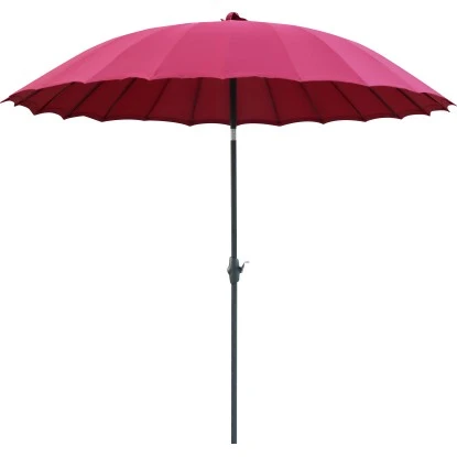 Marktschirm Limon Ø 270 Cm Burgund Mit Kurbel 3 Marktschirm Limon Ø 270 Cm Burgund Mit Kurbel