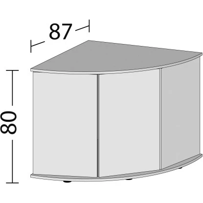 Juwel Aquariumunterschrank SBX Trigon 350 Weiß 5 Juwel Aquariumunterschrank SBX Trigon 350 Weiß – Bild 3