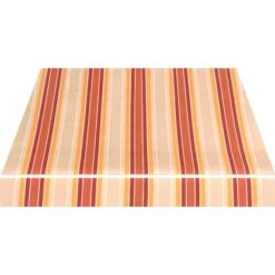 Spettmann Halbkassettenmarkise Sky Fix B 300 Cm X T 250 Cm Orange-Rot Gestreift