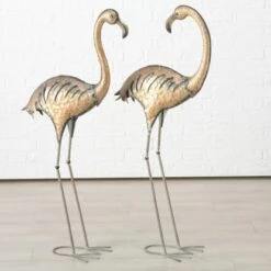 Deko-Figur Flamingo Malaya 113 Cm Kupfer 2fach Sortiert