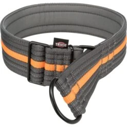 Trixie Zug-Stopp-Hunde-Halsband Fusion Größe S-M 35 Mm Graphit Papaya 28-38 Cm