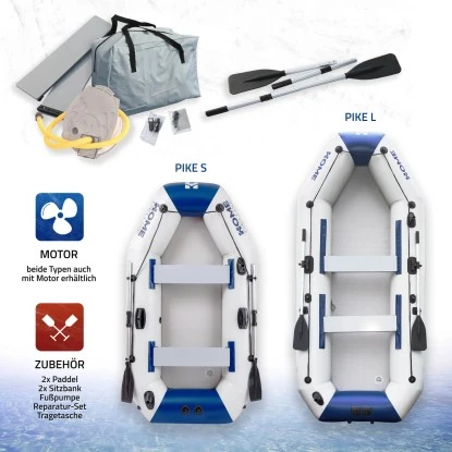 Home Deluxe Schlauchboot Pike Eco L 330 Cm X 136 Cm 5 Home Deluxe Schlauchboot Pike Eco L 330 Cm X 136 Cm – Bild 3