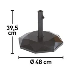 Schirmständer Lamont Dunkelgrau 25 Kg 5 Schirmständer Lamont Dunkelgrau 25 Kg -Doppler Verkäufe 2024 608034 VM01 110920 L RET01