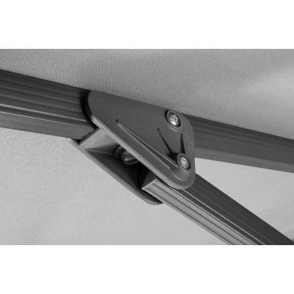 Schneider Schirme Ampelschirm 300 Cm X 358 Cm Silbergrau Mit Kurbelmechanik 10 Schneider Schirme Ampelschirm 300 Cm X 358 Cm Silbergrau Mit Kurbelmechanik – Bild 8