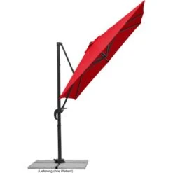 Schneider Schirme Ampelschirm 230 Cm X 300 Cm Rot Mit Kurbelmechanik -Doppler Verkäufe 2024 609384 2630 03