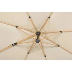 Schneider Ampelschirm Rhodos Twist Woody Natur 300 Cm X 300 Cm -Doppler Verkäufe 2024 609397 2630 05