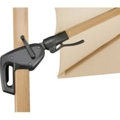 Schneider Ampelschirm Rhodos Twist Woody Natur 300 Cm X 300 Cm -Doppler Verkäufe 2024 609397 2630 07
