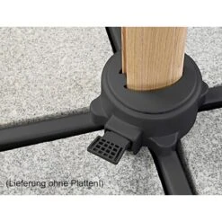 Schneider Ampelschirm Rhodos Twist Woody Natur 300 Cm X 300 Cm -Doppler Verkäufe 2024 609397 2630 09