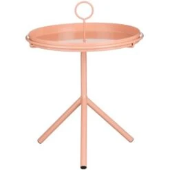 Aston Beistelltisch Pfirsich M. Abnehmbarem Tablett- 40 X 30,5 Cm (HxD)