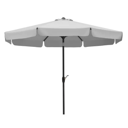 Schneider Schirme Marktschirm Ø 270 Cm Silbergrau Mit Kurbelmechanik 5 Schneider Schirme Marktschirm Ø 270 Cm Silbergrau Mit Kurbelmechanik – Bild 3