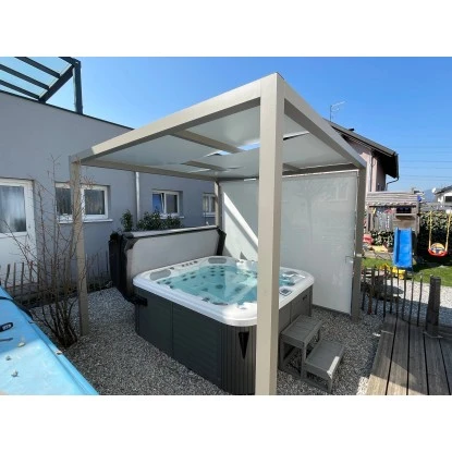 Ximax Aluminium Pergola Verona 300 Cm X 400 Cm Taubengrau 5 Ximax Aluminium Pergola Verona 300 Cm X 400 Cm Taubengrau – Bild 3