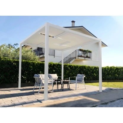 Ximax Aluminium Pergola Verona 300 Cm X 400 Cm Weiß 3 Ximax Aluminium Pergola Verona 300 Cm X 400 Cm Weiß