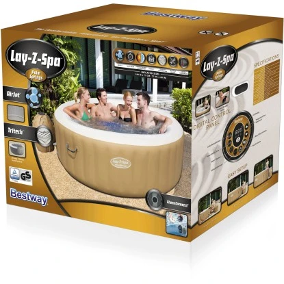 Bestway Lay-Z-Spa Palm Springs AirJet Rund 196 Cm X 71 Cm 6 Bestway Lay-Z-Spa Palm Springs AirJet Rund 196 Cm X 71 Cm – Bild 4