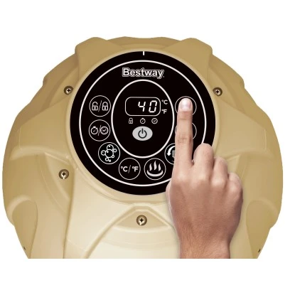 Bestway Lay-Z-Spa Palm Springs AirJet Rund 196 Cm X 71 Cm 8 Bestway Lay-Z-Spa Palm Springs AirJet Rund 196 Cm X 71 Cm – Bild 6