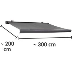 Kassettenmarkise Maraca 3 M X 2 M Anthrazit Solarbetrieben 16 Kassettenmarkise Maraca 3 M X 2 M Anthrazit Solarbetrieben -Doppler Verkäufe 2024 708454 3299 2