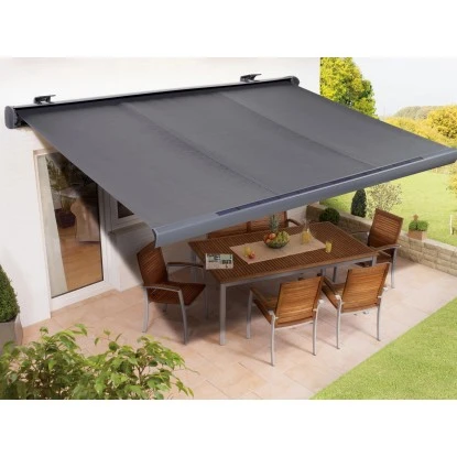 Kassettenmarkise Maraca 3 M X 2 M Anthrazit Solarbetrieben 4 Kassettenmarkise Maraca 3 M X 2 M Anthrazit Solarbetrieben – Bild 2