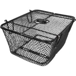 Fischer Gepäckträgerkorb Plus Safe Engmaschig Schwarz