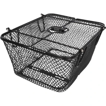 Fischer Gepäckträgerkorb Plus Safe Engmaschig Schwarz 3 Fischer Gepäckträgerkorb Plus Safe Engmaschig Schwarz