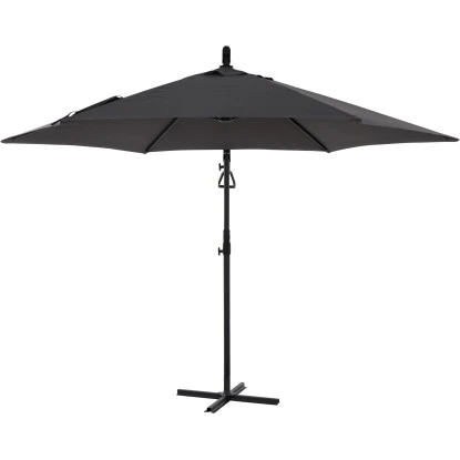 Siena Garden Ampelschirm Ø 300 Cm Anthrazit Mit Push-Up Mechanik 4 Siena Garden Ampelschirm Ø 300 Cm Anthrazit Mit Push-Up Mechanik – Bild 2