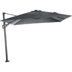 Siena Garden Ampelschirm Sunset N+ 300 Cm X 300 Cm Anthrazit Mit Kurbelmechanik