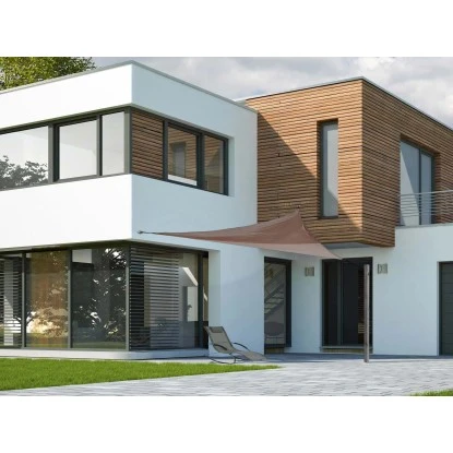 Sonnensegel Neptun Beach Dreieck 360 Cm X 360 Cm X 360 Cm Khaki 6 Sonnensegel Neptun Beach Dreieck 360 Cm X 360 Cm X 360 Cm Khaki – Bild 4