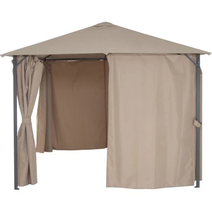 Siena Garden Pavillon Phoenix 300 Cm X 300 Cm Taupe 6 Siena Garden Pavillon Phoenix 300 Cm X 300 Cm Taupe – Bild 4