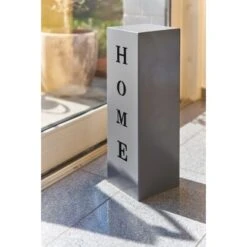 Gartenfreude Deko-Säule Home 16 Cm X 16 Cm X 50 Cm Grau -Doppler Verkäufe 2024 721544 4655 3