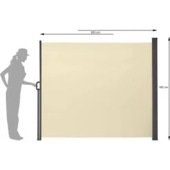 Gartenfreude Seitenmarkise Ausziehbar 180 Cm X 300 Cm Creme -Doppler Verkäufe 2024 72805 4655 4251083904518 3