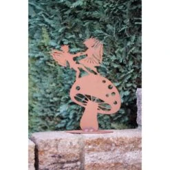 Ferrum Art Design Deko-Figur Herbsttanz Gr.II 30 Cm Edelrost