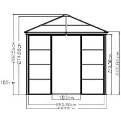 Sojag Aluminium Pavillon Castel 10 X 12 Bronze 298 Cm X 362 Cm X 283 Cm 24 Sojag Aluminium Pavillon Castel 10 X 12 Bronze 298 Cm X 362 Cm X 283 Cm -Doppler Verkäufe 2024 741 sj13500 castel10x12 11