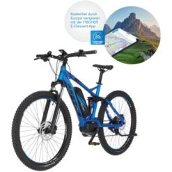Fischer E-Bike Mountainbike Montis EM Blau Matt -Doppler Verkäufe 2024 744142 2982 14