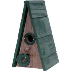 Dobar Dreiecksnistkasten 28 Cm X 17 Cm Dunkelbraun Und Dunkelgrün FSC®