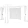 Bizzotto Vorhang Und Netz Für Pergola Ocean Weiß 238 Cm X 344 Cm 4er-Set