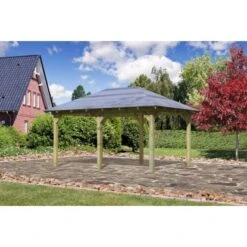 Karibu Pavillon Bever 4 Kesseldruckimprägniert 429 Cm X 289 Cm X 296 Cm -Doppler Verkäufe 2024 806164 3739 01