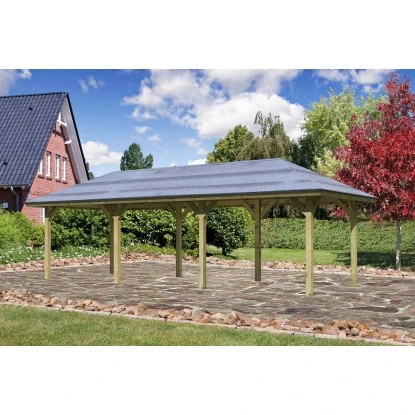 Karibu Pavillon Bever 5 Kdi Mit Verlängerung 639 Cm X 289 Cm X 296 Cm 3 Karibu Pavillon Bever 5 Kdi Mit Verlängerung 639 Cm X 289 Cm X 296 Cm