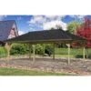 Karibu Pavillon Hedemark 2 Set Kdi Mit Schindeln Schwarz 359 Cm X 706 Cm X315 Cm -Doppler Verkäufe 2024 806173 3739 01