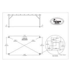 Paragon Aluminium Pergola Modena Espresso 623 Cm X 360 Cm -Doppler Verkäufe 2024 814987 1741 1
