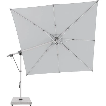 Doppler Ampelschirm Expert 300 Cm X 300 Cm Hellgrau Mit Kurbelmechanik 7 Doppler Ampelschirm Expert 300 Cm X 300 Cm Hellgrau Mit Kurbelmechanik – Bild 5