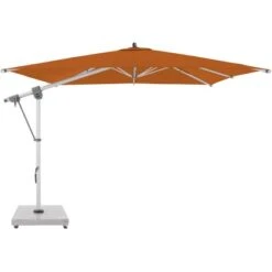 Doppler Ampelschirm Expert 300 Cm X 300 Cm Terracotta Mit Kurbelmechanik