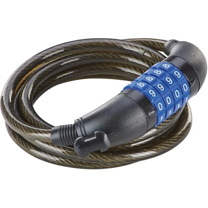 Prophete Zahlen-Spiralkabelschloss Länge 150 Cm Ø 8 Mm 3 Prophete Zahlen-Spiralkabelschloss Länge 150 Cm Ø 8 Mm