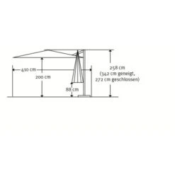 Schneider Schirme Ampelschirm Bermuda Ø 350 Cm Natur Mit Kurbelmechanik -Doppler Verkäufe 2024 828777 2630 15