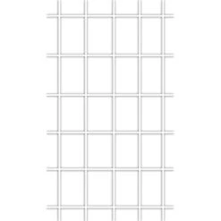 Bellissa Spalier 5-strebig 150 Cm X 75 Cm Ø 8 Mm Extra Stark Weiß