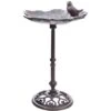 Vogeltränke Vogel Auf Blatt Mit Standfuß Aus Gusseisen In Dunkelbraun 36 Cm -Doppler Verkäufe 2024 834819 4756 1