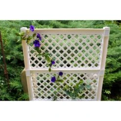 KHW Spalier 2-tlg. Mit Erdspieß Weiß 140 Cm X 100 Cm X 6 Cm -Doppler Verkäufe 2024 836762 4164 5