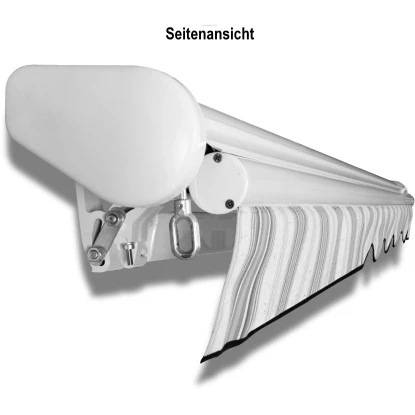 Spettmann Halbkassettenmarkise Sky Klassik 250 Cm X 200 Cm Rot-Schwarz Silber 4 Spettmann Halbkassettenmarkise Sky Klassik 250 Cm X 200 Cm Rot-Schwarz Silber – Bild 2